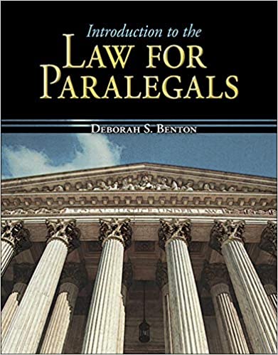 cover image of Introduction to the Law for Paralegals