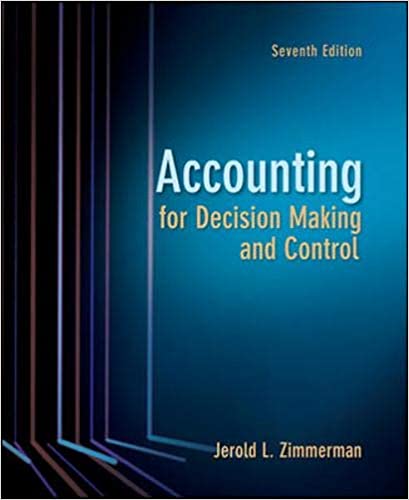 cover image of Accounting for Decision Making and Control