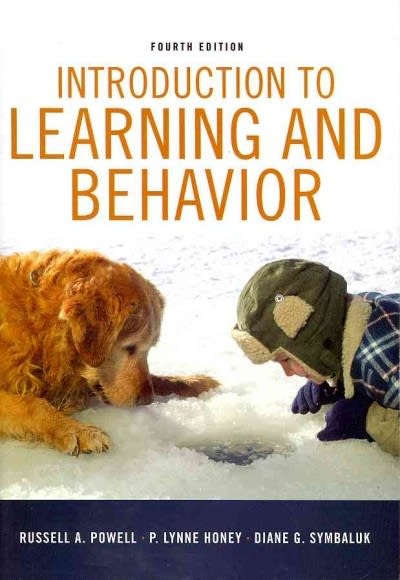 cover image of Introduction to Learning and Behavior