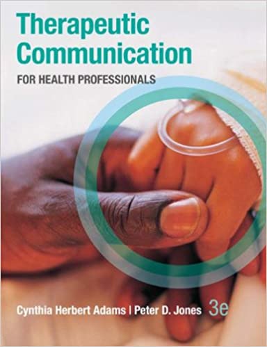 cover image of Therapeutic Communication for Health Professionals