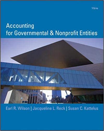 cover image of Accounting for Governmental and Nonprofit Entities