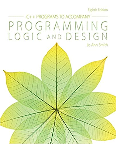 cover image of C++ Programs to Accompany Programming Logic and Design
