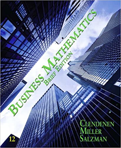 cover image of Business Mathematics Brief