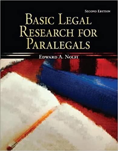 cover image of Basic Legal Research for Paralegals