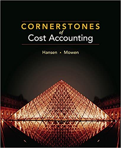 cover image of Cornerstones of Cost Accounting