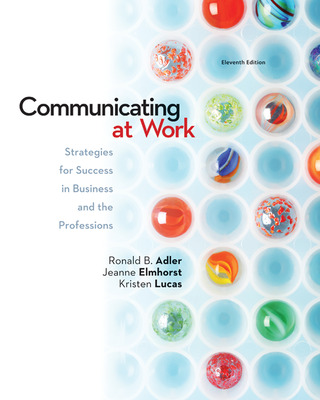 cover image of Communicating at Work: Strategies for Success in Business and the Professions