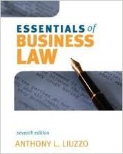 cover image of Essentials of Business Law