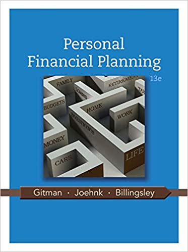 cover image of Personal Financial Planning