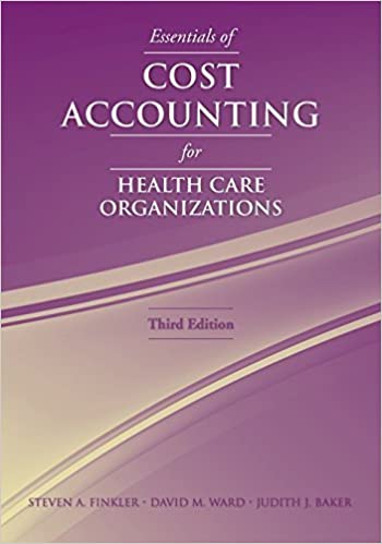 cover image of Essentials Of Cost Accounting For Health Care Organizations