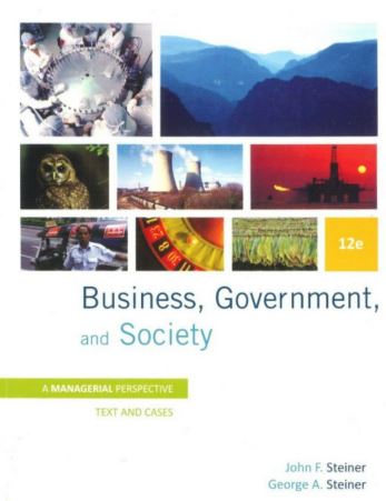 cover image of Business, Government and Society: A Managerial Perspective