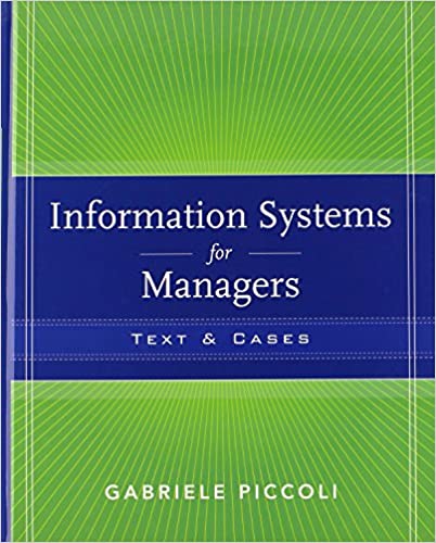 cover image of Information Systems for Managers: Texts and Cases