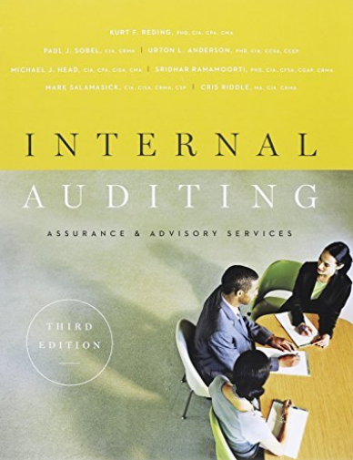 cover image of Internal Auditing: Assurance & Advisory Services