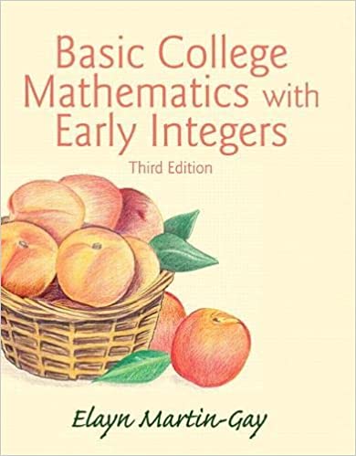 cover image of Basic College Mathematics with Early Integers