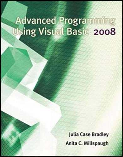 cover image of Advanced Programming Using Visual Basic 2008