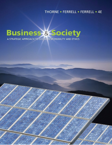 cover image of Business and Society: A Strategic Approach to Social Responsibility