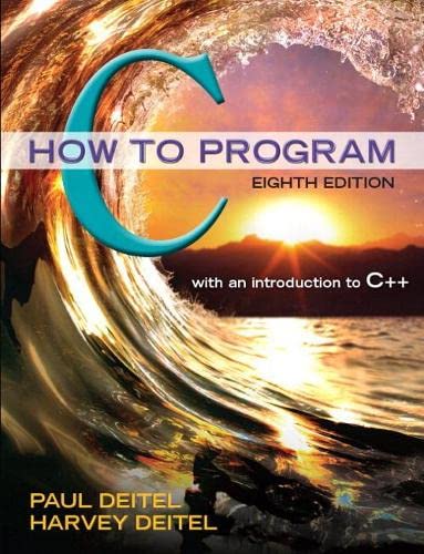 cover image of C: How to Program