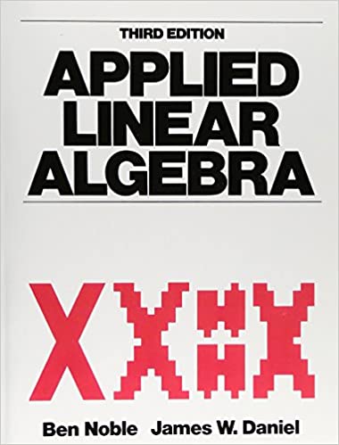cover image of Applied Linear Algebra