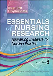 cover image of Essentials of Nursing Research: Appraising Evidence for Nursing Practice