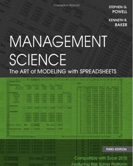 cover image of Management Science: The Art of Modeling with Spreadsheets