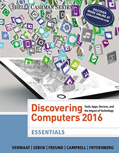 cover image of Discovering Computers 2016