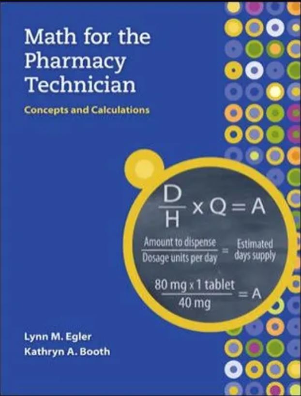 cover image of Math for the Pharmacy Technician: Concepts and Calculations