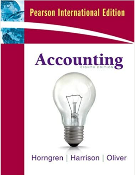 cover image of Accounting, Chapters 1-23