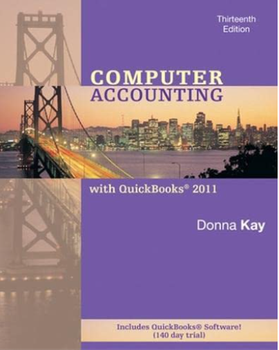 cover image of Computer Accounting With Quickbooks Pro 2011