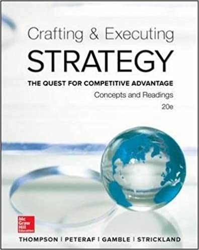 cover image of Crafting and Executing Strategy: Concepts and Readings 