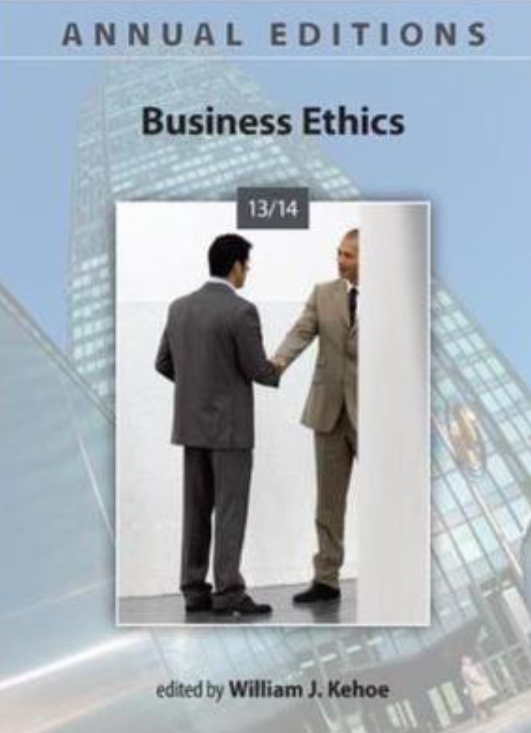 cover image of Business Ethics 13/14