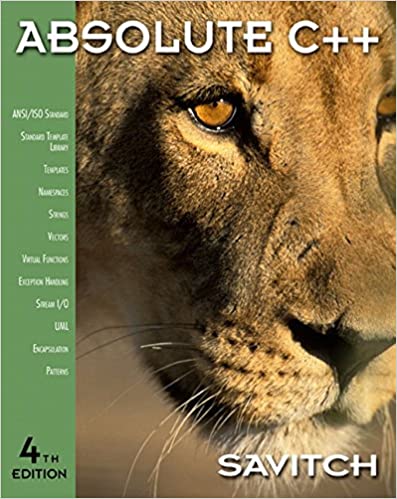 cover image of Absolute C++