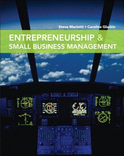 cover image of Entrepreneurship and Small Business Management