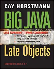 cover image of Big Java: Late Objects