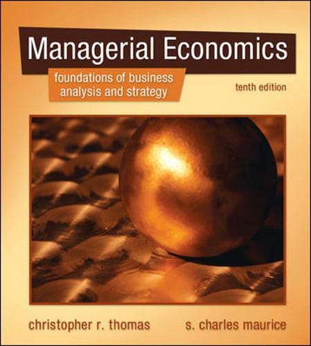 cover image of Managerial Economics