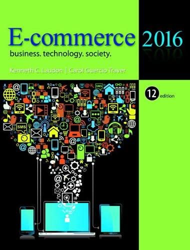 cover image of E-Commerce 2016: Business, Technology and Society