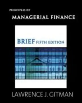 cover image of Principles of Managerial Finance