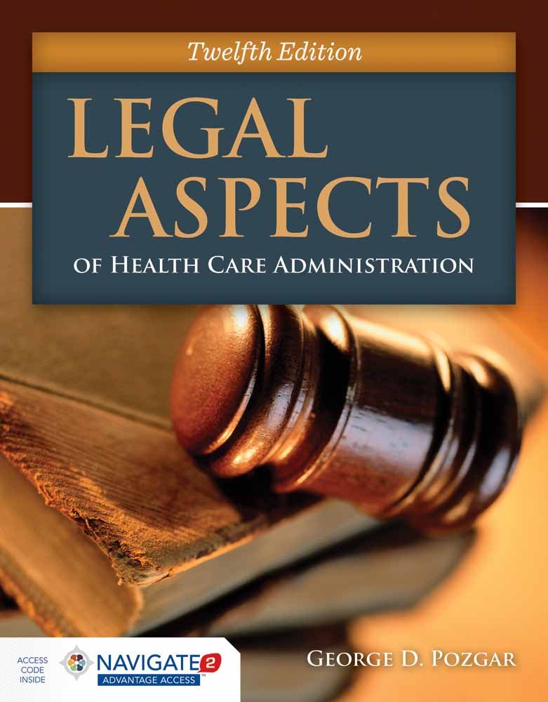 cover image of Legal Aspects of Health Care Administration