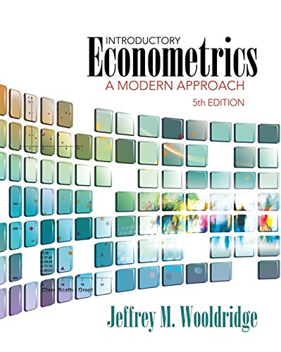 cover image of Introductory Econometrics: A Modern Approach