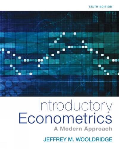 cover image of Introductory Econometrics: A Modern Approach