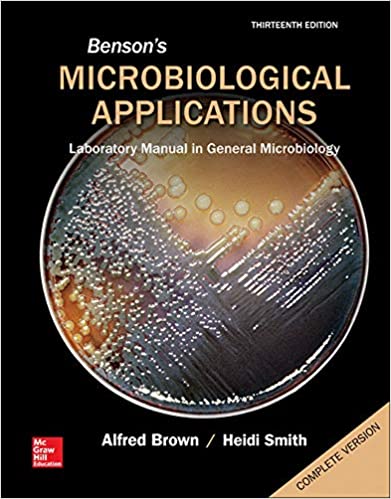 cover image of Benson's Microbiological Applications