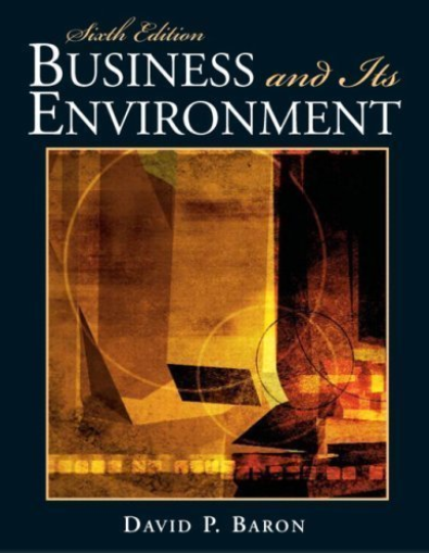 cover image of Business and Its Environment