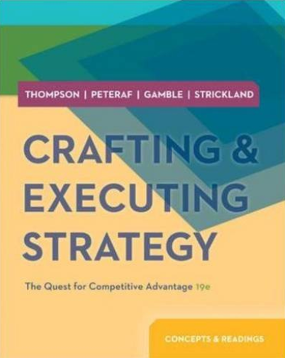 cover image of Crafting & Executing Strategy: The Quest for Competitive Advantage: Concepts and Cases