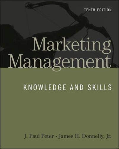 cover image of Marketing Management: Knowledge and Skills