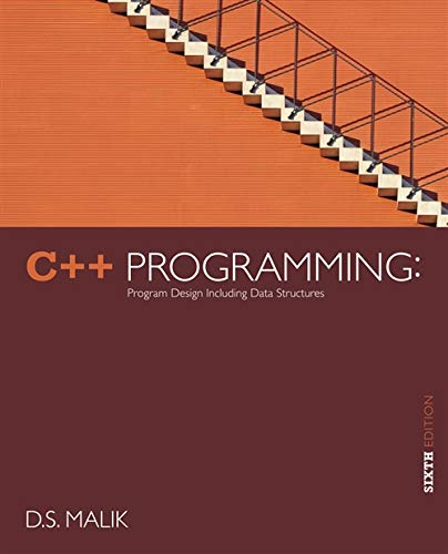 cover image of C++ Programming: Program Design Including Data Structures