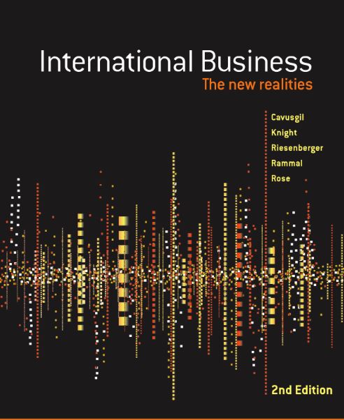 cover image of International Business: The New Realities