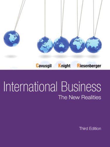 cover image of International Business: The New Realities