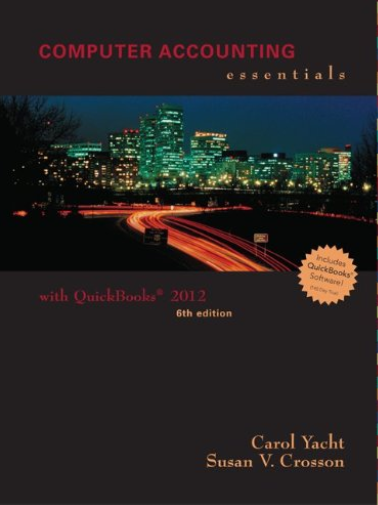 cover image of Computer Accounting Essentials Using Quickbooks Pro 2012