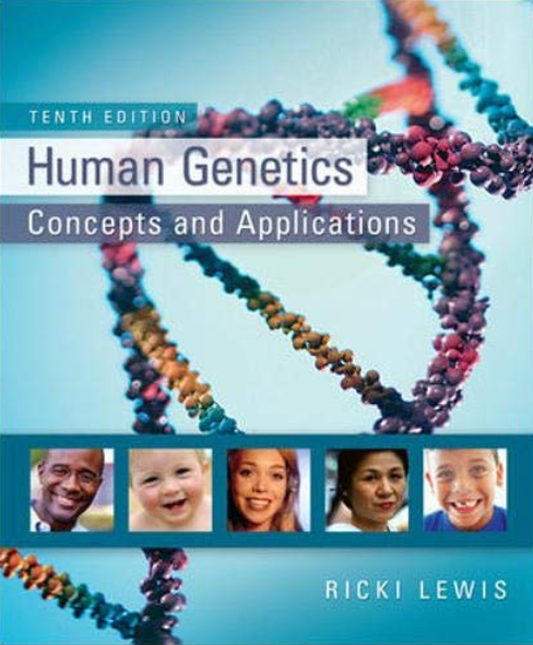 cover image of Human Genetics: Concepts and Applications