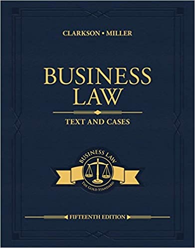 cover image of Business Law Text and Cases 
