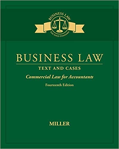 cover image of Business Law Text and Cases Commercial Law for Accountants