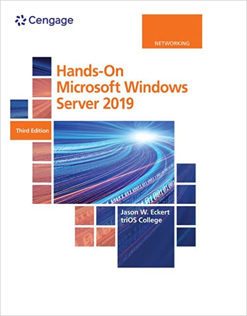 cover image of Hands-On Microsoft Windows Server 2019